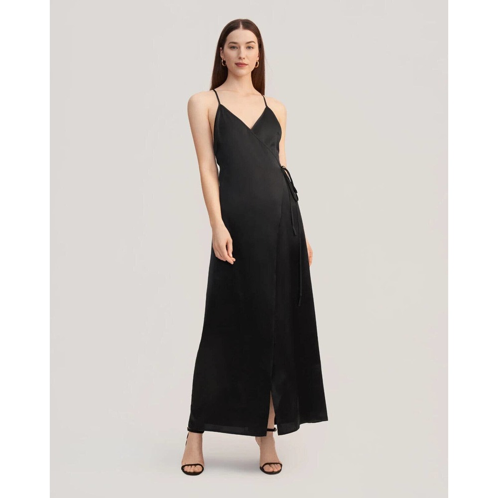 NWT LilySilk Perfect Party Ready Silk Slip Dress Black Lily Silk XS 0 2 H14176 - Picture 16 of 16